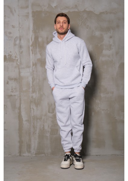 %100 Pamuk Kapüşonlu Sweatshirt ve Jogger Eşofman Takımı modelleri