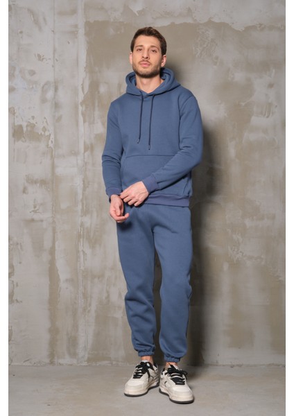 %100 Pamuk Kapüşonlu Sweatshirt ve Jogger Eşofman Takımı modelleri