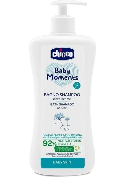 Baby Moments Göz Yakmayan Yenidoğan Saç ve Vücut Şampuanı 500 ml