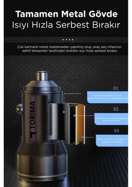 C01 Siyah 2 USB Port Girişli Transmitter Araç Şarj Cihazı