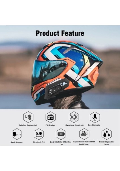 DYNEGOBT22 Kask Kulaklık Intercom Motosiklet Kulaklık modelleri