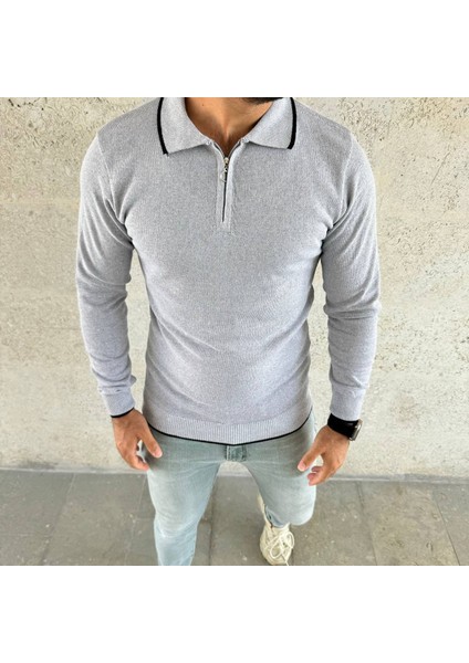 Yarım Fermuar Kazak