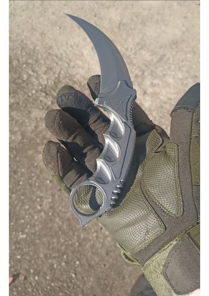 Karambit-Gri Renk- Eğitici -Tactical-Oyuncak Bıçak-All Tasarım