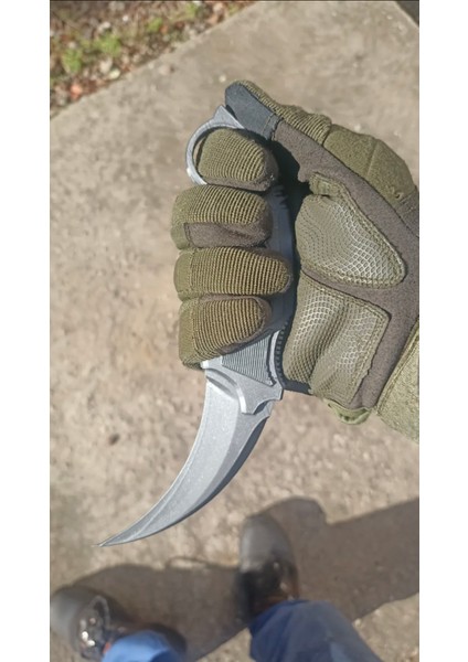 Karambit-Gri Renk- Eğitici -Tactical-Oyuncak Bıçak-All Tasarım