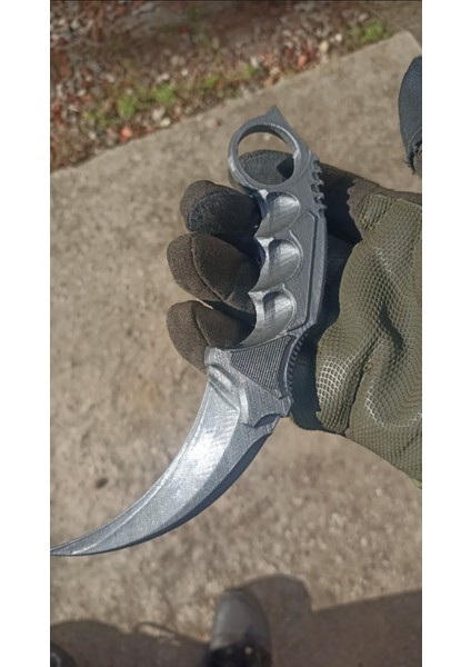 Karambit-Gri Renk- Eğitici -Tactical-Oyuncak Bıçak-All Tasarım