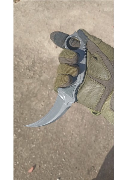 Karambit-Gri Renk- Eğitici -Tactical-Oyuncak Bıçak-All Tasarım