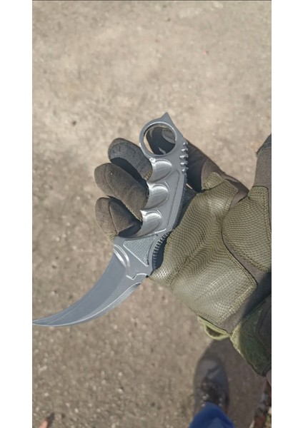 Karambit-Gri Renk- Eğitici -Tactical-Oyuncak Bıçak-All Tasarım