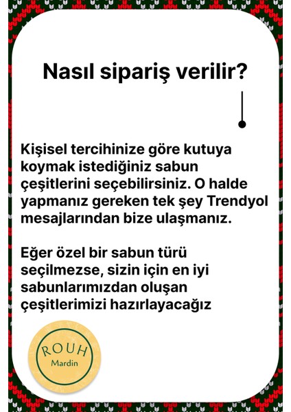 Yeni Yıl Hediyesi, Mezuniyet , Yenidoğan ve Düğün Hediyesi Olarak Verilebilen Doğal Sabun 10 Adet