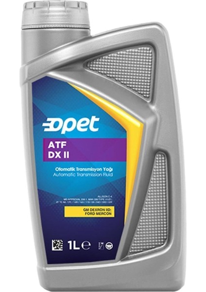 Otomatik Transmisyon Yağı Atf Dx Iı 1 Litre