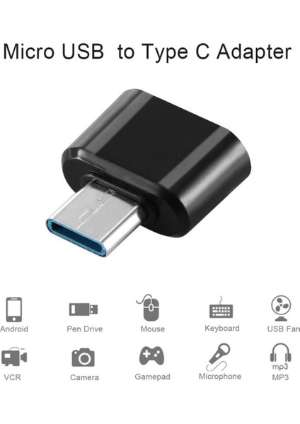 Çevirici C869 Type-C To USB (Usb Dişii To Type-C Erkek) Otg Dönüştürücücü çevirici