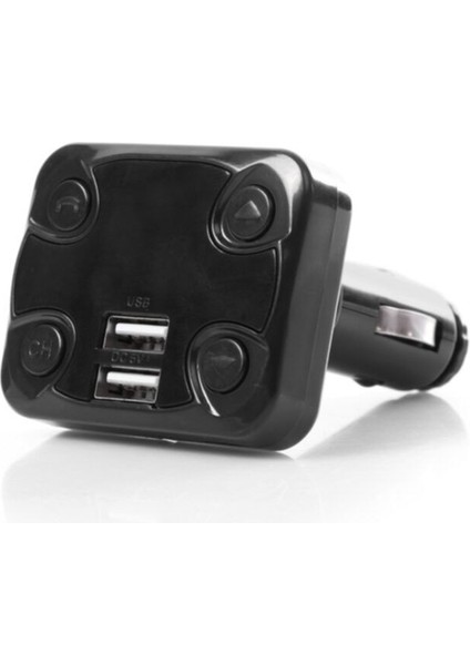 3in1 Kumandalı Bluetooth Araç Kiti Fm Transmitter USB Tf 1200 Mah