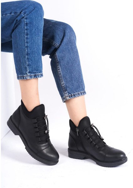 Kadın Emil Shoes Rahat ve Sıcak Tutan Kaymaz Ortopedik Taban Fermuarlı Bot fırsatları