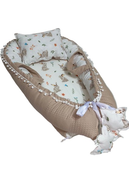 Konforlu ve Güvenli Babynest - Yumuşak ve Şık Tasarım- Bebek Yuvası- Bebek Yatağı