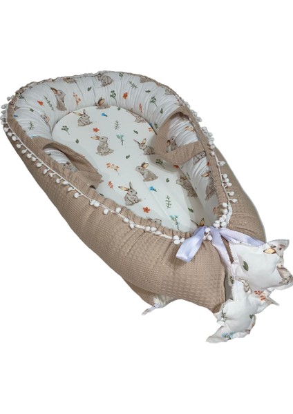 Konforlu ve Güvenli Babynest - Yumuşak ve Şık Tasarım- Bebek Yuvası- Bebek Yatağı