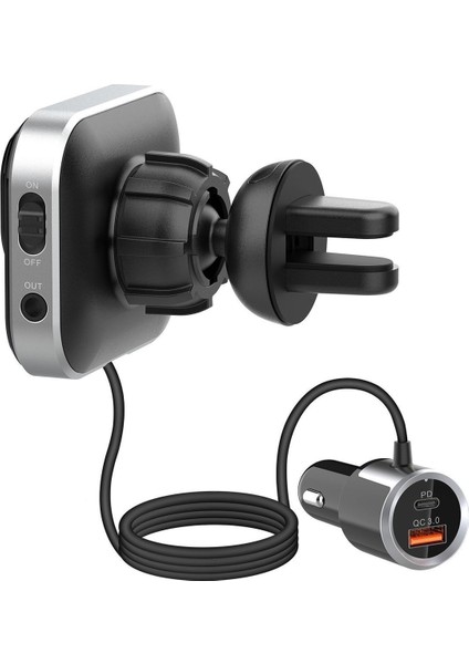 SLBT405 Rgb Bluetooth V5.0 Geniş LED Ekran Tf Kart Çift USB Qc3.0 ve PD18W Hızlı Şarj Fm Transmitte