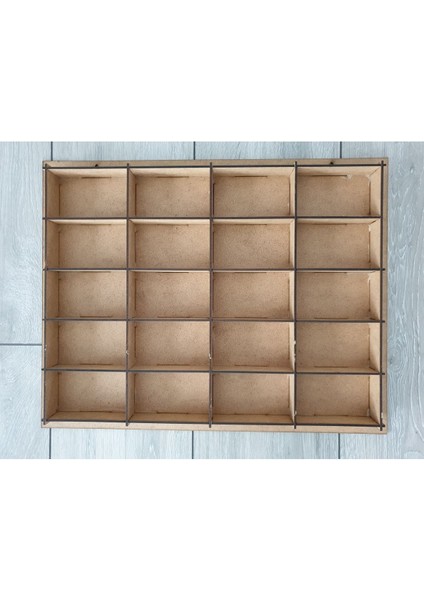 Kahverengi Koleksiyonluk Ahşap 20 Li Oyuncak Araba Standı 3+ Yaş modelleri