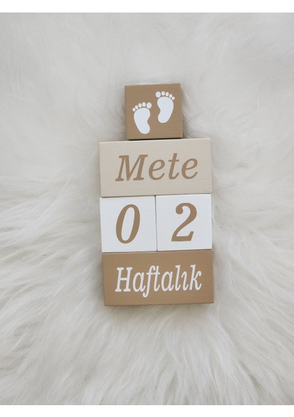 Kahverengi Isim Anı Küpü -Dekor Oyuncak (Yulaf-Karton Rengi) 3+ Yaş fiyatları