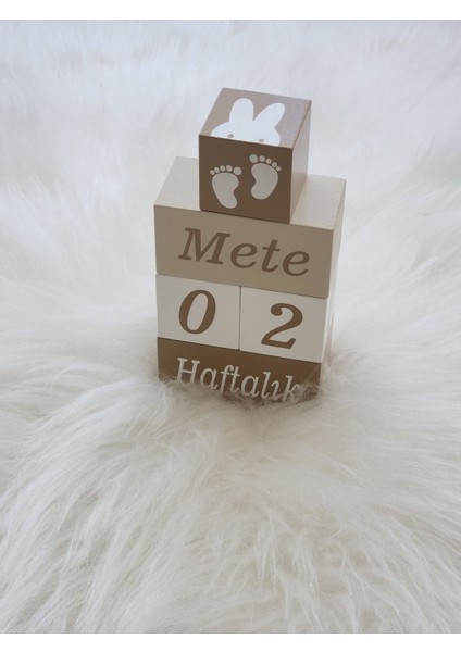 Kahverengi Isim Anı Küpü -Dekor Oyuncak (Yulaf-Karton Rengi) 3+ Yaş modelleri