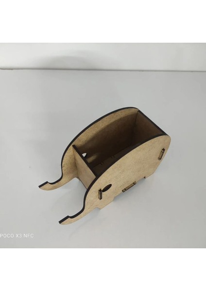 Beyaz Ahşap Boyanabilir Fil Kalemlik 3+ Yaş 1+ fiyatları