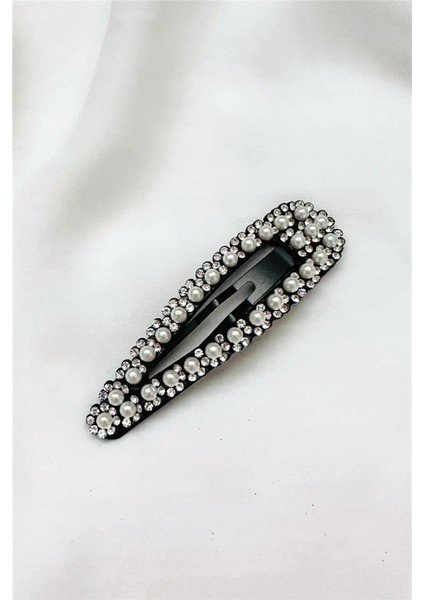 Incili Kristal Taşlı Çıtçıt Yan Toka 9 Cm. fiyatları