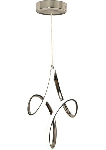 Modern Krom Kasa Beyaz Işık LED Avize Alp Ledli Avize modelleri