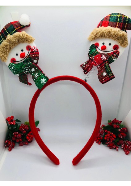 Yetişkin ve Çocuk Yaylı Noel Tacı