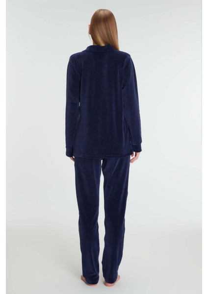Aria's Closet Pamuklu Fermuarlı Sweatshirt Pantolon Pijama Takımı modelleri