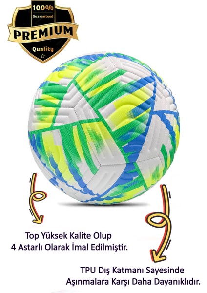 Futbol Topu Dikişli Futbol Topu Profesyonel 5numara Halı Çim Saha Futbol Topu