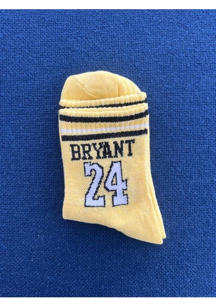 Basketball 24 Unisex Sarı Kolej Çorap