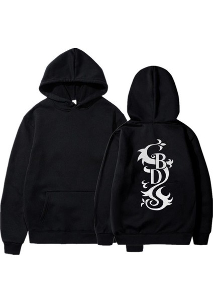 Black Dragon Sırt Baskılı Siyah Unisex Oversize Kapüşonlu Sweatshirt fiyatları