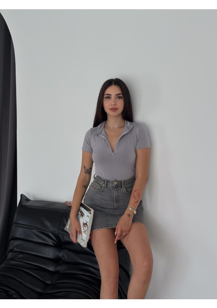 Sandy Kumaş Kısa Kol Crop fiyatları