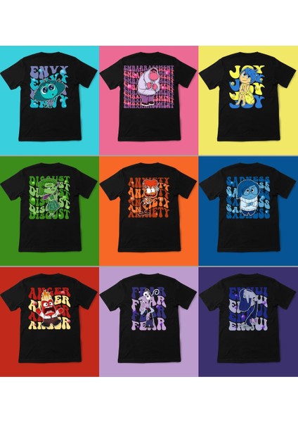 Ters Yüz Kids Ön Arka Baskılı T-Shirt