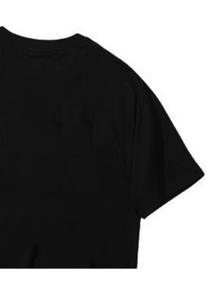 Unicorn Siyah Unisex Oversize T-Shirt