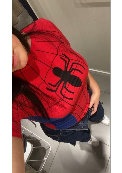 Y2K Kırmızı Spider Crop fiyatları