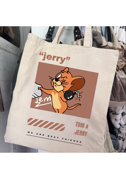 Jerry Baskılı Omuz Çantası