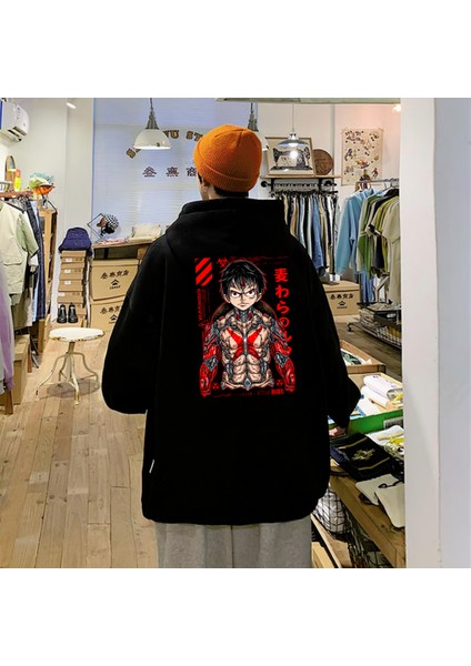 Anime One Piece Monkey D. Luffy Oversize Hoodie