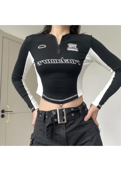 Touz Vintage Street Wear Rockmore Uzun Kollu Crop modelleri