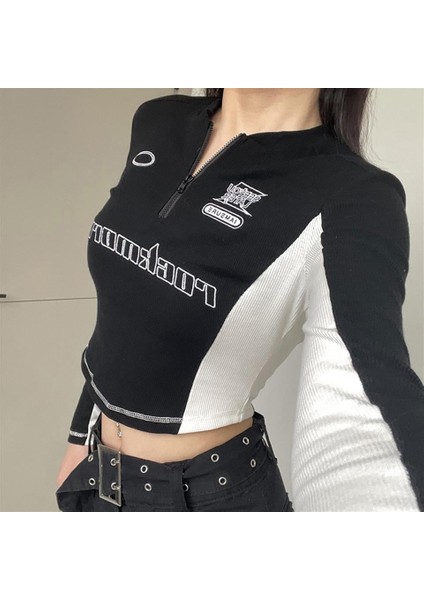 Touz Vintage Street Wear Rockmore Uzun Kollu Crop indirimleri