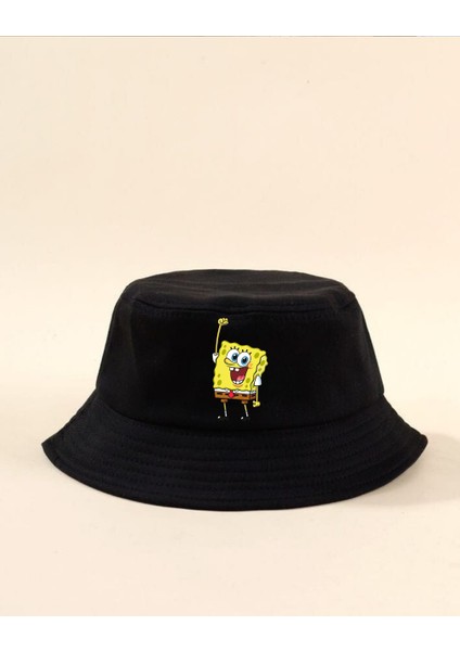 Sponge Bob ( Sünger Bob ) Bucket Balıkçı Şapka