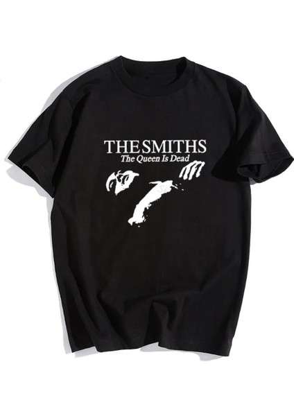 The Smiths Siyah Unisex Oversize T-Shirt