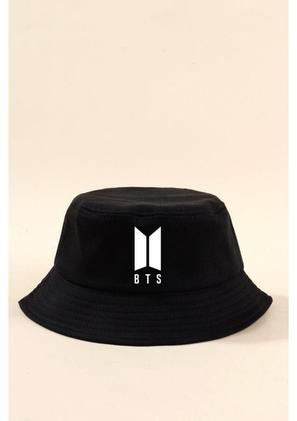 Bts Siyah Bucket Balıkçı Şapka