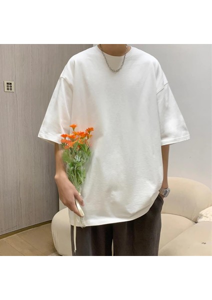 Düz Beyaz Oversize T-Shirt