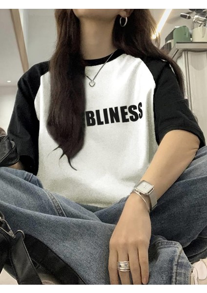 Y2K Ordeblıness Beyaz Reglan Kol Oversize T-Shirt modelleri