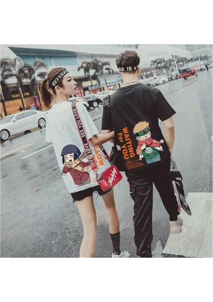 Naruto Baskılı Oversize T-Shirt ( Tek Gönderilir Lütfen Renk Seçin )