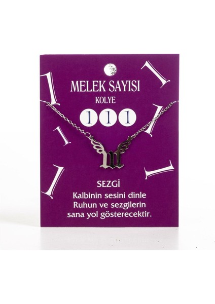 Touz Angel Number '111' Melek Numarası Kolye