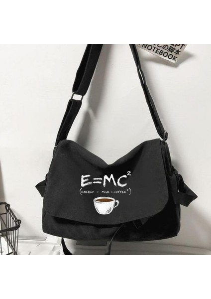 Mc2 Unisex Siyah Postacı Çantası