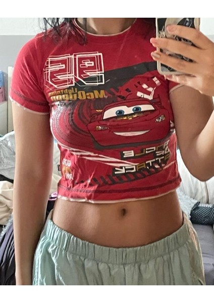 Mcquenn Racing Detail Crop Top