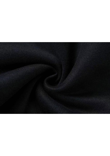 Half Rib & Heart Baskılı Oversize Fermuarlı Siyah Unisex Kapüşonlu Hırka