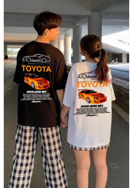 Toyota Supra Retro Baskılı T-Shirt
