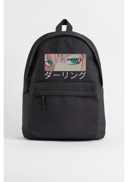 Zero Two Eyes Baskılı Unisex Sırt Çantası fiyatları